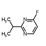 CAS 登录号：68210-29-7， 4-氟-2-异丙基嘧啶