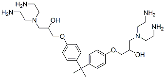 CAS#: 68227-54-3, 1,1'-[Isopropylidenebis(P-Phenyleneoxy)]Bis[3-[Bis(2-Aminoethyl)Amino]Propan-2-Ol]