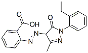 CAS 登录号：68227-57-6， 2-[[1-(2-乙基苯基)-4,5-二氢-3-甲基-5-氧代-1H-吡唑-4-基]偶氮]苯甲酸