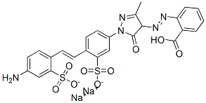 CAS#: 68227-65-6, Disodium Hydrogen 2-[[1-[4-[2-(4-Amino-2-Sulphonatophenyl)Vinyl]-3-Sulphonatophenyl]-4,5-Dihydro-3-Methyl-5-Oxo-1H-Pyrazol-4-Yl]Azo]Benzoate
