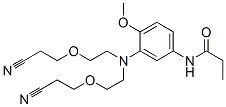 CAS#: 68227-76-9, N-[3-[Bis[2-(2-Cyanoethoxy)Ethyl]Amino]-4-Methoxyphenyl]Propionamide