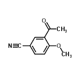 CAS 登录号：682320-24-7， 3-乙酰基-4-甲氧基苯甲腈