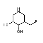CAS#: 682331-14-2, 5-(Fluoromethyl)-3,4-piperidinediol