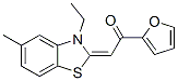 CAS#: 68239-18-9, 2-[3-Ethyl-5-Methylbenzothiazol-2(3H)-Ylidene]-1-(2-Furanyl)Ethanone