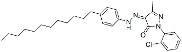 CAS#: 68239-62-3, 1-(2-Chlorophenyl)-3-Methyl-1H-Pyrazole-4,5-Dione 4-[(4-Dodecylphenyl)Hydrazone]