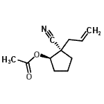 CAS#: 682746-77-6, (1R,2R)-2-Allyl-2-cyanocyclopentyl acetate