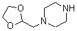 CAS#: 682802-92-2, 1-(1,3-Dioxolan-2-Ylmethyl)-Piperazine