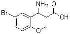 CAS#: 682804-26-8, 3-amino-3-(5-bromo-2-methoxy-phenyl)propanoic acid