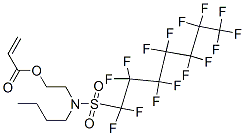CAS#: 68298-60-2, 2-[Butyl[(Pentadecafluoroheptyl)Sulphonyl]Amino]Ethyl Acrylate