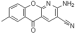 CAS#: 68302-13-6, 2-Amino-7-methyl-5-oxo-5H-chromeno[2,3-b]pyridine-3-carbonitrile