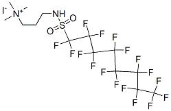CAS#: 68310-75-8, [3-[[(Heptadecafluorooctyl)Sulphonyl]Amino]Propyl]Trimethylammonium Iodide