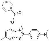 CAS#: 68310-89-4, 2-[4-(Dimethylamino)Phenyl]-3,6-Dimethylbenzothiazolium Benzoate