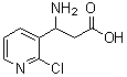 CAS#: 683219-98-9, 3-amino-3-(2-chloro-3-pyridyl)propanoic acid