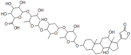CAS#: 68325-31-5, Digoxin-16'-Glucuronide
