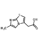 CAS#: 68347-90-0, (6-Methylimidazo[2,1-b][1,3]thiazol-3-yl)acetic acid