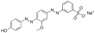CAS#: 68400-29-3, Sodium 3-[[4-[(4-Hydroxyphenyl)Azo]-3-Methoxyphenyl]Azo]Benzenesulphonate