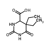 CAS#: 684206-85-7, 5,5-Diethyl-2,6-dioxohexahydro-4-pyrimidinecarboxylic acid