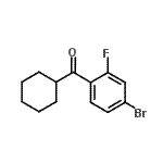 CAS#: 684271-18-9, (4-Bromo-2-fluorophenyl)(cyclohexyl)methanone