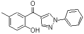 CAS#: 68430-93-3, (2-Hydroxy-5-methylphenyl)(1-phenyl-1H-pyrazol-4-yl)methanone