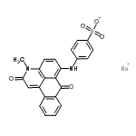 CAS#: 6846-33-9, Sodium 4-[(3-Methyl-2,7-Dioxo-2,7-Dihydro-3H-Naphtho[1,2,3-De]Quinolin-6-Yl)Amino]Benzenesulfonate