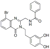 CAS#: 68501-56-4, N-[[8-Bromo-3-[2-(3,4-Dihydroxyphenyl)Ethyl]-3,4-Dihydro-4-Oxoquinazolin-2-Yl]Methyl]Benzamide