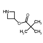 CAS 登录号：685087-22-3， 氮杂环丁-3-基2,2-二甲基丙酸酯