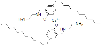 CAS#: 68516-56-3, Calcium 2-[[(2-Aminoethyl)Amino]Methyl]-4-Dodecylphenolate (1:2)