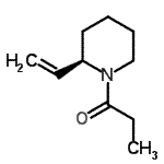 CAS#: 685509-85-7, 1-[(2R)-2-Vinyl-1-piperidinyl]-1-propanone