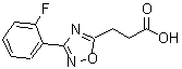 CAS#: 685525-40-0, 3-[3-(2-Fluorophenyl)-1,2,4-oxadiazol-5-yl]propanoic acid