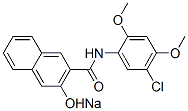 CAS#: 68556-12-7, Sodium N-(5-Chloro-2,4-Dimethoxyphenyl)-3-Hydroxynaphthalene-2-Carboxamidate