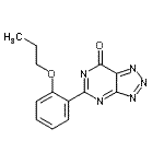 CAS 登录号：68560-67-8， 5-(2-丙氧基苯基)-7H-[1,2,3]三唑并[4,5-d]嘧啶-7-酮