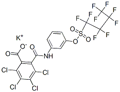 CAS 登录号：68568-54-7， 2,3,4,5-四氯-6-[[[3-[[(九氟丁基)磺酰基]氧基]苯基]氨基]羰基]苯甲酸钾
