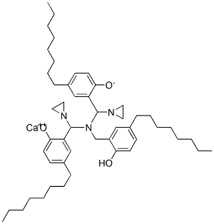 CAS#: 68568-82-1, Calcium 2,2'-[[[(2-Hydroxy-5-Octylphenyl)Methyl]Imino]Bis(Ethane-1,2-Diyliminomethylene)]Bis[4-Octylphenolate]