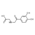 CAS#: 685819-00-5, {[2-(3,4-Dihydroxyphenyl)-2-oxoethyl]amino}acetic acid