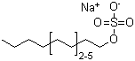 CAS#: 68585-47-7, Sulfuric Acid Mono-C10-16-Alkyl Esters Sodium Salts
