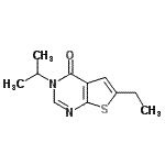 CAS#: 686334-21-4, 6-Ethyl-3-isopropylthieno[2,3-d]pyrimidin-4(3H)-one