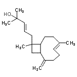 CAS 登录号：68651-47-8， (3E)-5-[(5E)-6,10-二甲基-2-亚甲基双环[7.2.0]十一碳-5-烯-10-基]-2-甲基-3-戊烯-2-醇