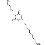 CAS#: 68711-33-1, 3-Hexyl-4-hydroxy-6-undecyltetrahydro-2H-pyran-2-one