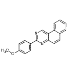 CAS#: 68725-85-9, 3-(4-Methoxyphenyl)benzo[f]quinazoline