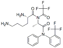 CAS#: 68739-25-3, N2-(Trifluoroacetyl)-L-lysyl-N-(4-(trifluoromethyl)phenyl)-L-Alaninamide