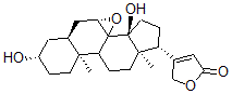 CAS#: 6875-16-7, 7beta,8-Epoxy-3beta,14-Dihydroxy-5beta-Card-20(22)-Enolide