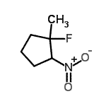 CAS 登录号：68752-65-8， 1-氟-1-甲基-2-硝基环戊烷