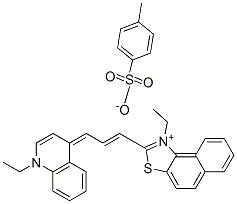 CAS#: 68758-65-6, 1-Ethyl-2-[3-(1-Ethyl-1H-Quinolin-4-Ylidene)-1-Propenyl]Naphtho[1,2-d]Thiazolium Toluene-p-Sulphonate