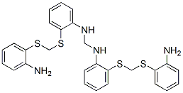 CAS 登录号：68758-72-5， N,N'-二[2-[[[(2-氨基苯基)硫代]甲基]硫代]苯基]亚甲基二胺
