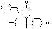 CAS 登录号：68784-69-0， 4,4-(1-甲基乙亚基)二-苯酚与异丁烯和苯乙烯反应产物
