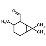 CAS#: 68804-33-1, 3,7,7-trimethylnorcarane-2-carbaldehyde