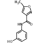 CAS#: 688051-07-2, N-(3-Hydroxyphenyl)-5-methyl-1,2-oxazole-3-carboxamide
