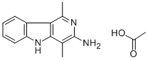 CAS#: 68808-54-8, 3-Amino-1,4-Dimethyl-5H-Pyrido[4,3-b]Indole, Acetate