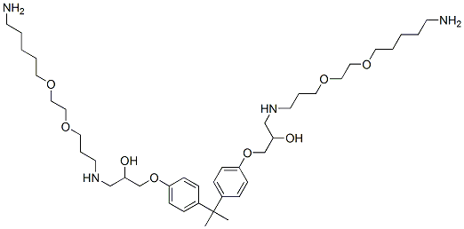 CAS#: 68815-70-3, 1,1'-[(1-Methylethylidene)Bis(4,1-Phenyleneoxy)]Bis[3-[[3-[2-[(5-Aminopentyl)Oxy]Ethoxy]Propyl]Amino]-2-Propanol]