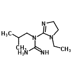CAS 登录号：688300-45-0， 1-(1-乙基-4,5-二氢-1H-咪唑-2-基)-1-异丁基胍
